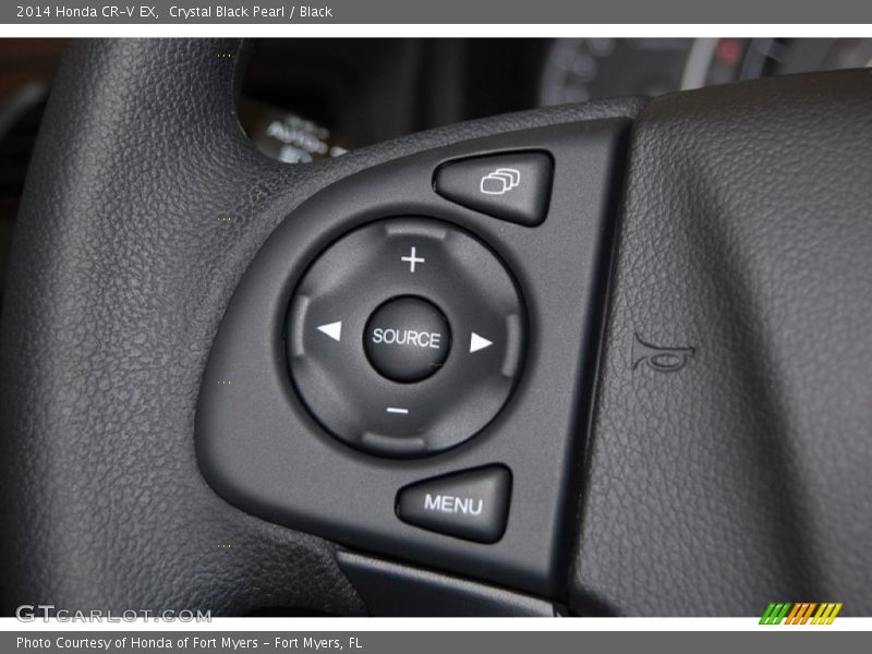 Crystal Black Pearl / Black 2014 Honda CR-V EX