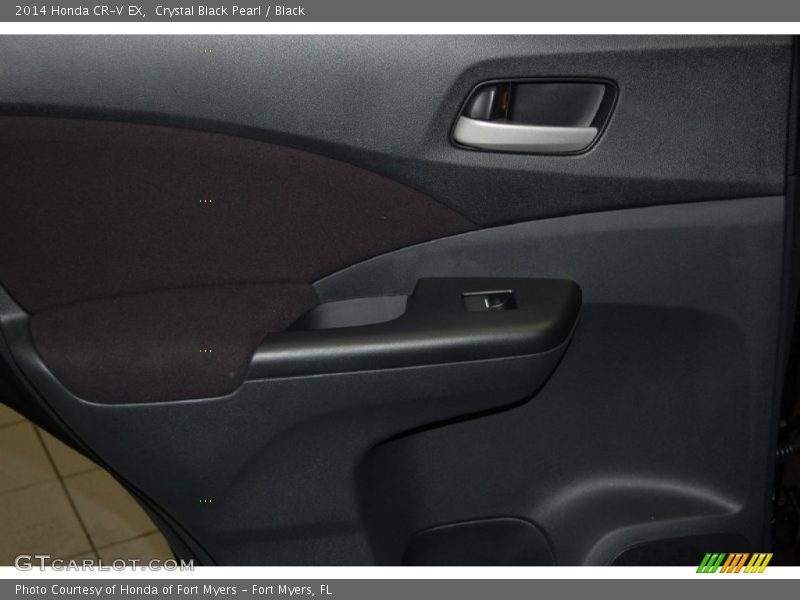 Crystal Black Pearl / Black 2014 Honda CR-V EX