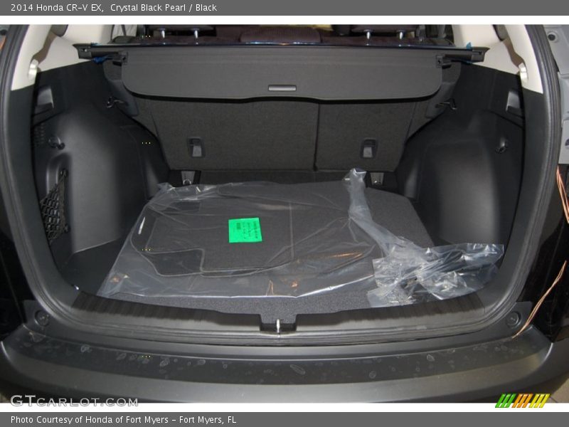 Crystal Black Pearl / Black 2014 Honda CR-V EX