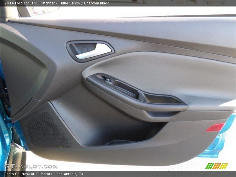 Blue Candy / Charcoal Black 2014 Ford Focus SE Hatchback
