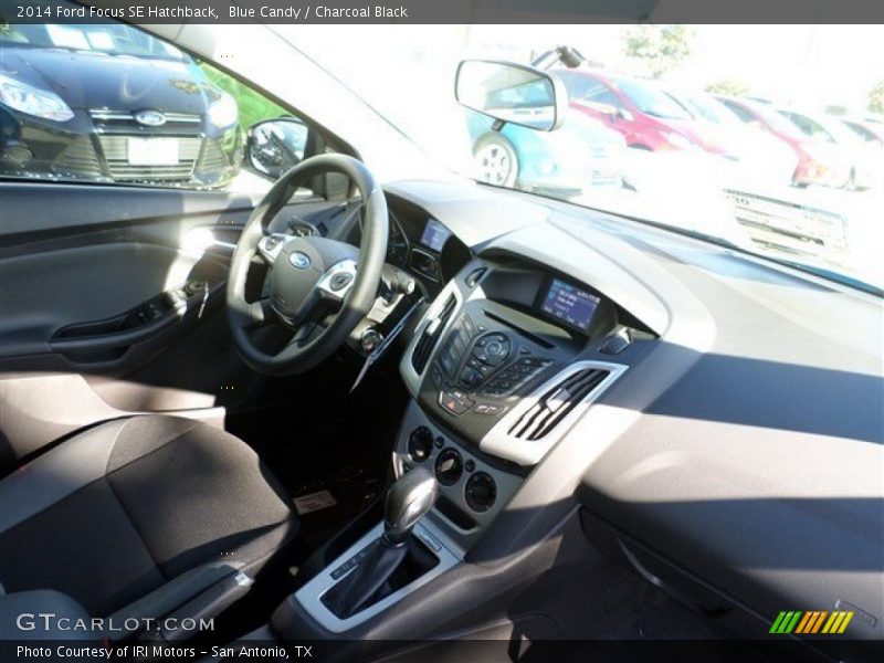 Blue Candy / Charcoal Black 2014 Ford Focus SE Hatchback