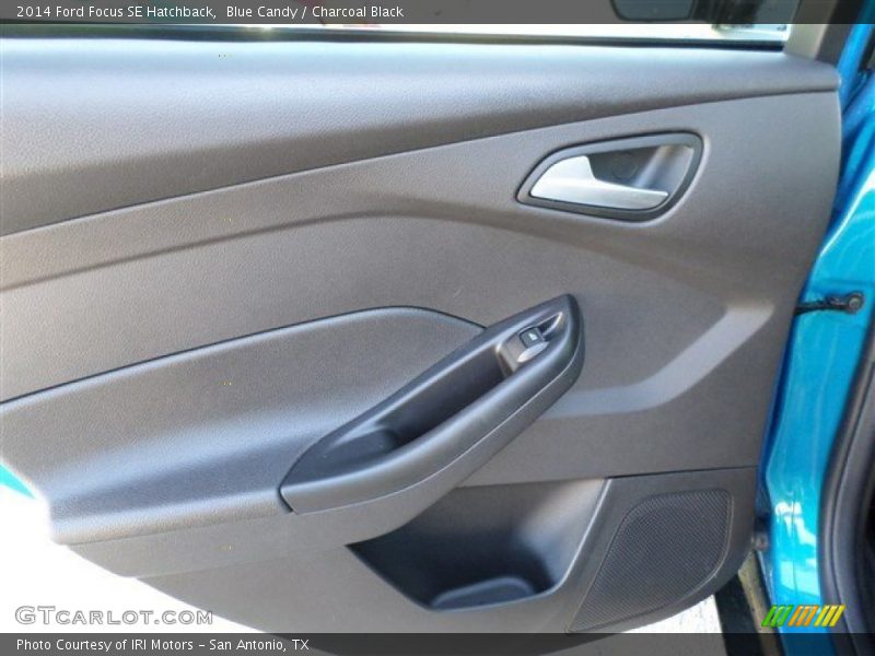 Blue Candy / Charcoal Black 2014 Ford Focus SE Hatchback