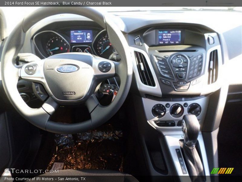 Blue Candy / Charcoal Black 2014 Ford Focus SE Hatchback