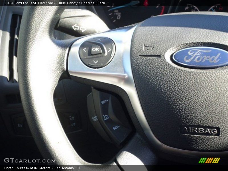 Blue Candy / Charcoal Black 2014 Ford Focus SE Hatchback