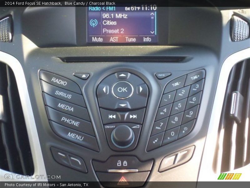 Blue Candy / Charcoal Black 2014 Ford Focus SE Hatchback