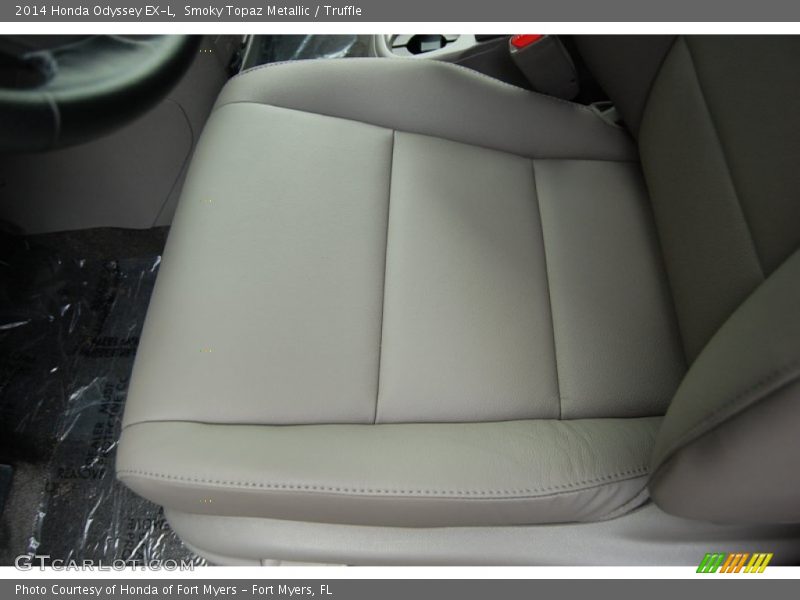 Smoky Topaz Metallic / Truffle 2014 Honda Odyssey EX-L