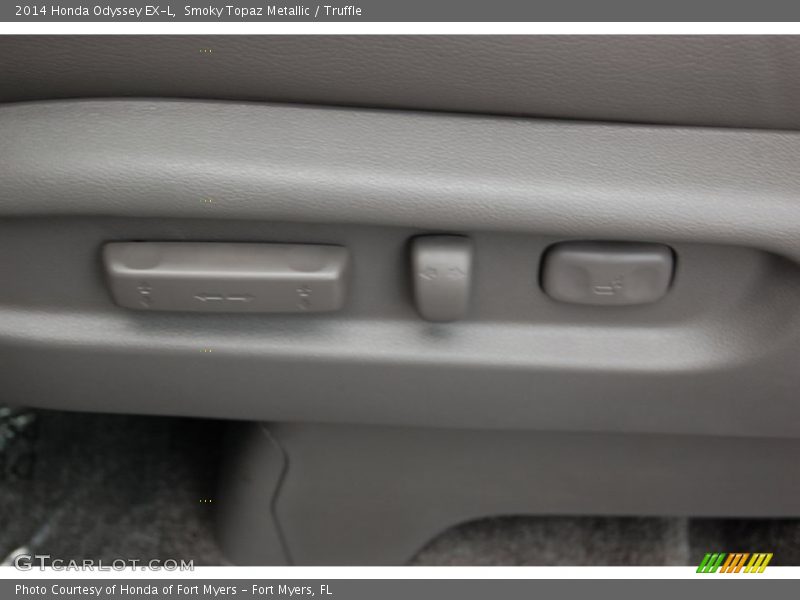 Smoky Topaz Metallic / Truffle 2014 Honda Odyssey EX-L