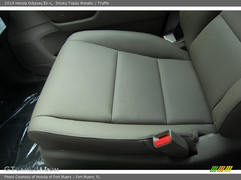 Smoky Topaz Metallic / Truffle 2014 Honda Odyssey EX-L