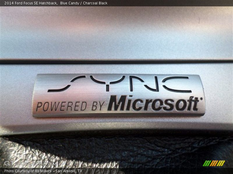Blue Candy / Charcoal Black 2014 Ford Focus SE Hatchback