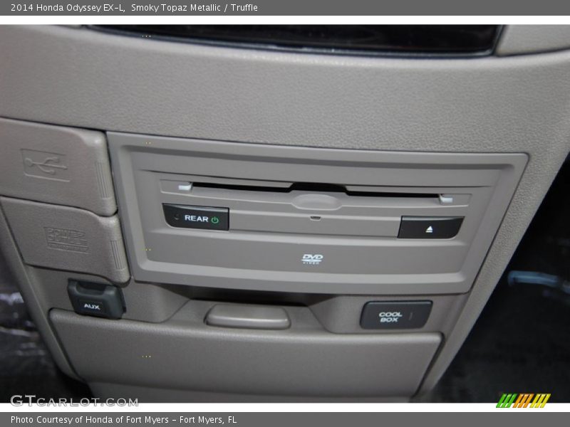 Smoky Topaz Metallic / Truffle 2014 Honda Odyssey EX-L