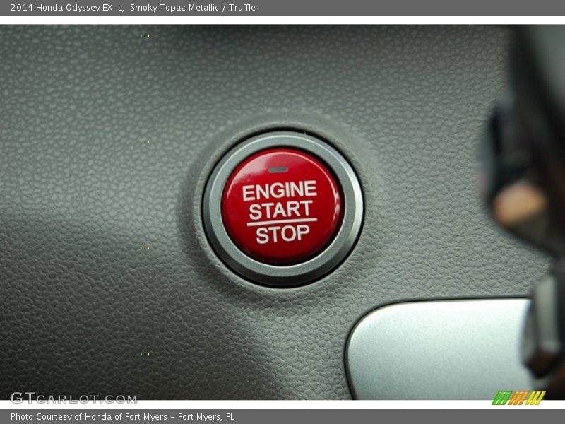 Smoky Topaz Metallic / Truffle 2014 Honda Odyssey EX-L