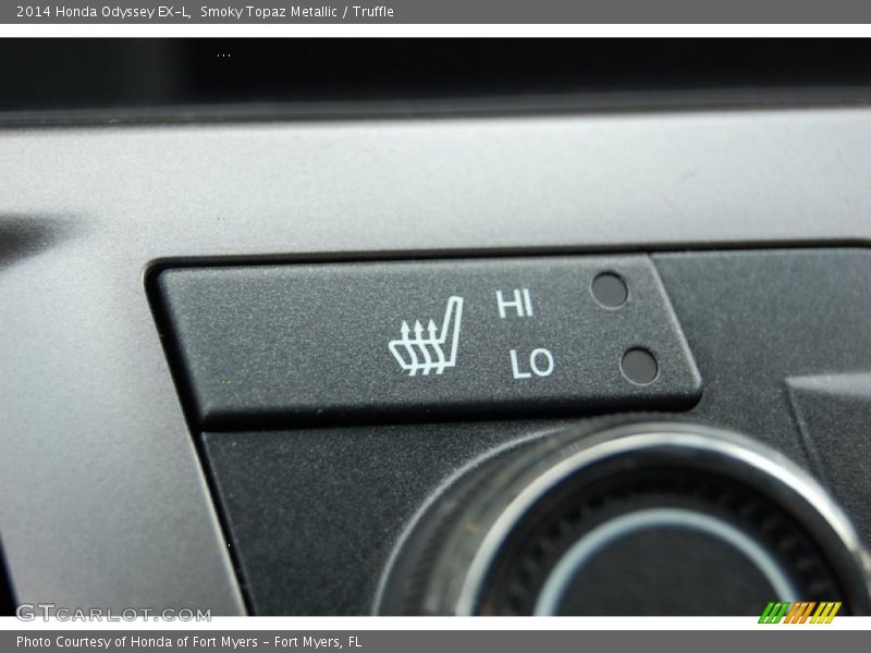 Smoky Topaz Metallic / Truffle 2014 Honda Odyssey EX-L