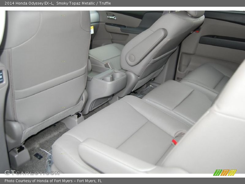 Smoky Topaz Metallic / Truffle 2014 Honda Odyssey EX-L