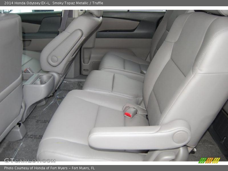 Smoky Topaz Metallic / Truffle 2014 Honda Odyssey EX-L