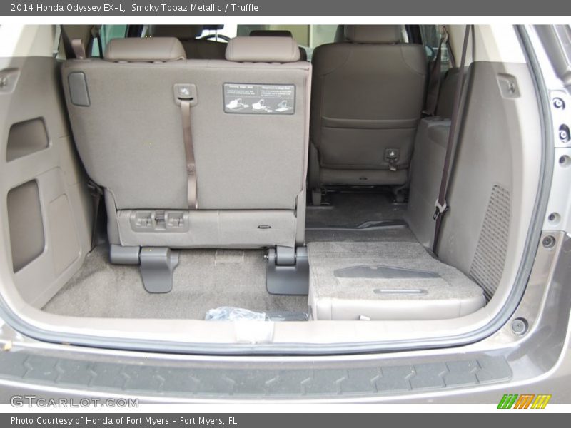 Smoky Topaz Metallic / Truffle 2014 Honda Odyssey EX-L