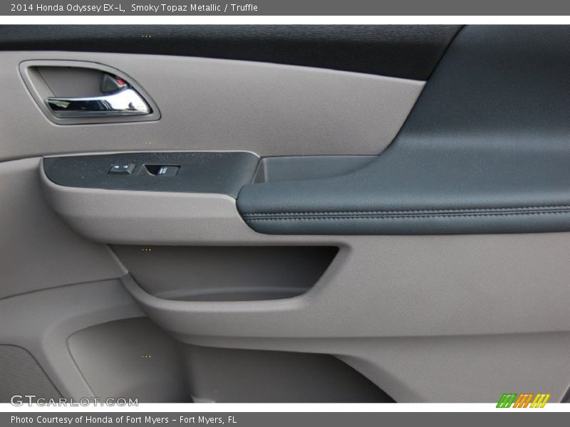 Smoky Topaz Metallic / Truffle 2014 Honda Odyssey EX-L