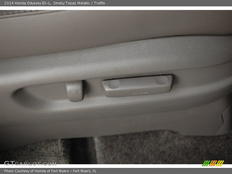 Smoky Topaz Metallic / Truffle 2014 Honda Odyssey EX-L