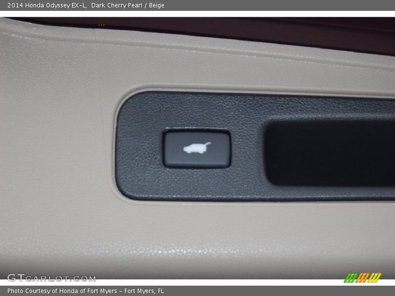 Dark Cherry Pearl / Beige 2014 Honda Odyssey EX-L