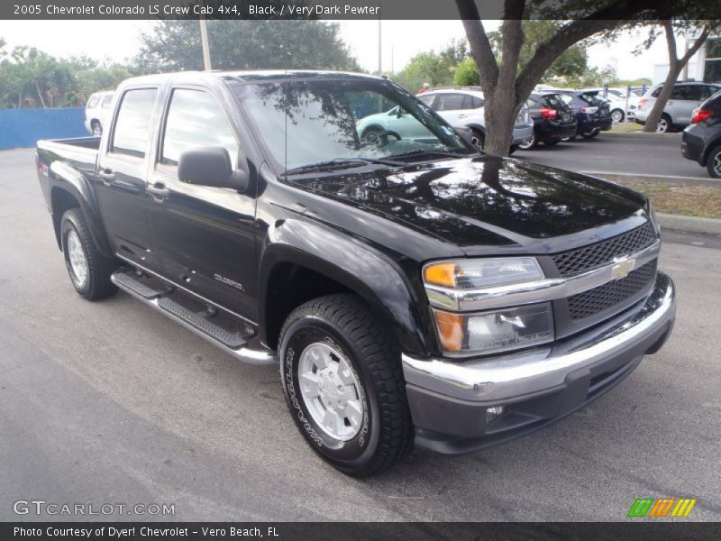 Black / Very Dark Pewter 2005 Chevrolet Colorado LS Crew Cab 4x4