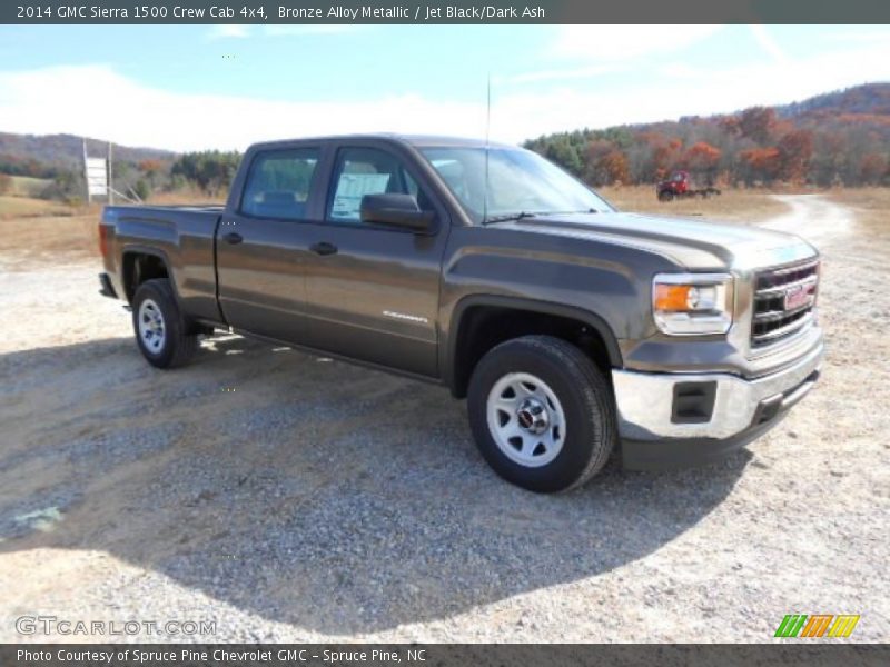 Bronze Alloy Metallic / Jet Black/Dark Ash 2014 GMC Sierra 1500 Crew Cab 4x4