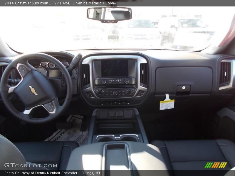 Silver Ice Metallic / Ebony 2014 Chevrolet Suburban LT Z71 4x4