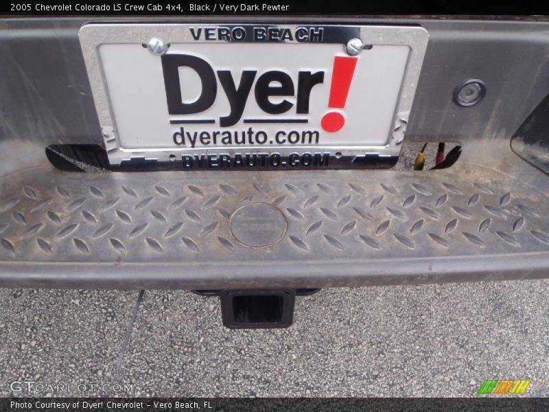 Black / Very Dark Pewter 2005 Chevrolet Colorado LS Crew Cab 4x4