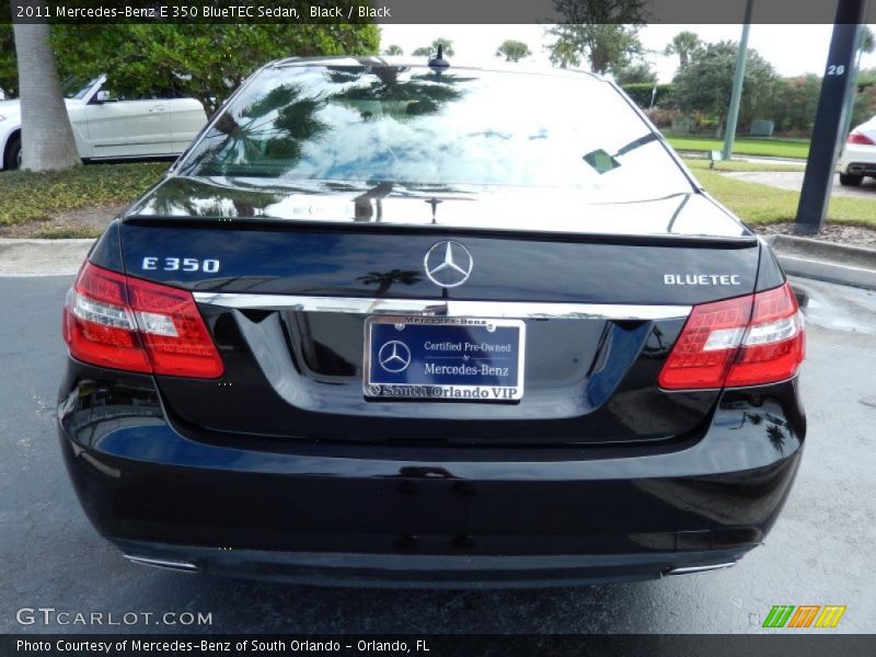 Black / Black 2011 Mercedes-Benz E 350 BlueTEC Sedan