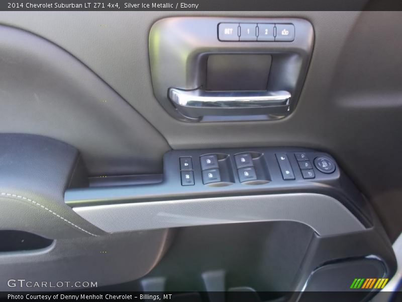 Silver Ice Metallic / Ebony 2014 Chevrolet Suburban LT Z71 4x4