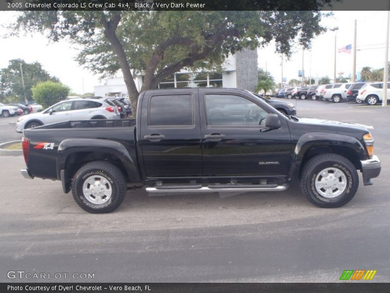 Black / Very Dark Pewter 2005 Chevrolet Colorado LS Crew Cab 4x4