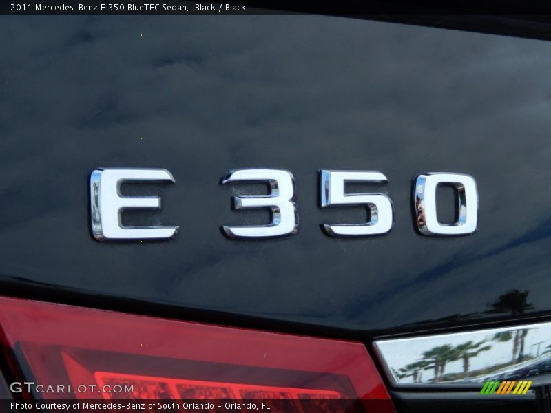 Black / Black 2011 Mercedes-Benz E 350 BlueTEC Sedan