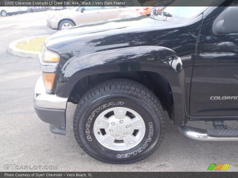 Black / Very Dark Pewter 2005 Chevrolet Colorado LS Crew Cab 4x4