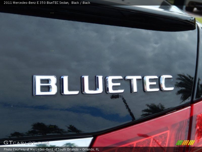 Black / Black 2011 Mercedes-Benz E 350 BlueTEC Sedan