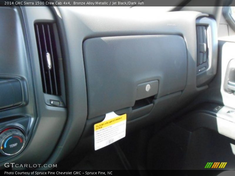 Bronze Alloy Metallic / Jet Black/Dark Ash 2014 GMC Sierra 1500 Crew Cab 4x4