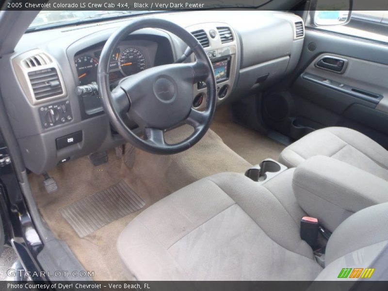 Black / Very Dark Pewter 2005 Chevrolet Colorado LS Crew Cab 4x4
