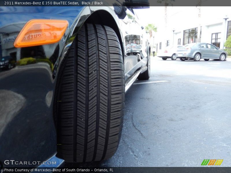 Black / Black 2011 Mercedes-Benz E 350 BlueTEC Sedan