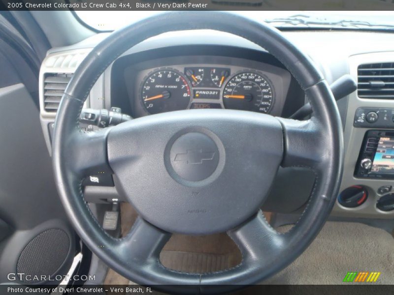 Black / Very Dark Pewter 2005 Chevrolet Colorado LS Crew Cab 4x4