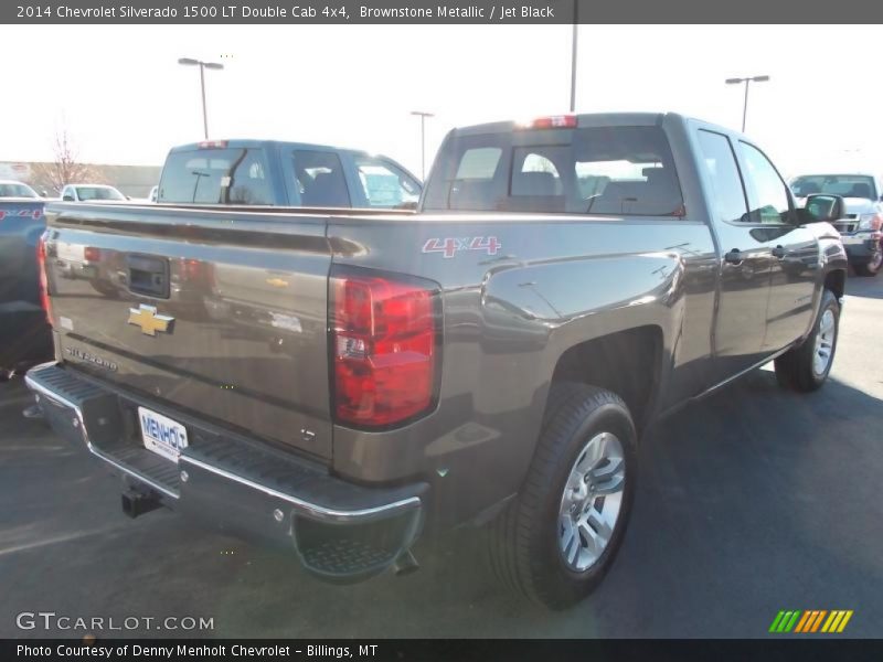 Brownstone Metallic / Jet Black 2014 Chevrolet Silverado 1500 LT Double Cab 4x4