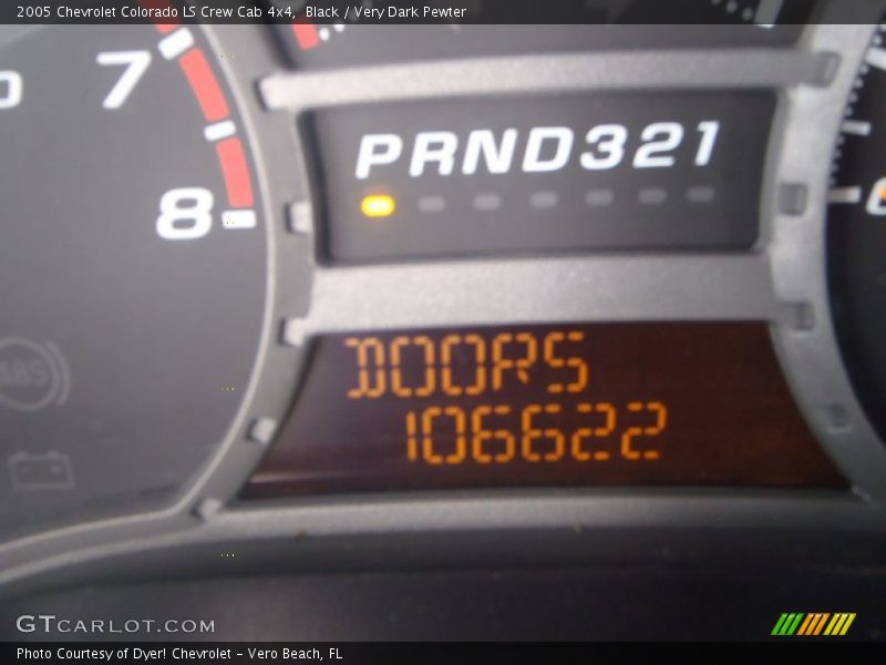 Black / Very Dark Pewter 2005 Chevrolet Colorado LS Crew Cab 4x4