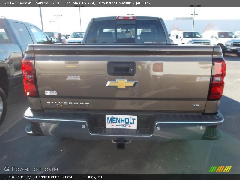 Brownstone Metallic / Jet Black 2014 Chevrolet Silverado 1500 LT Double Cab 4x4