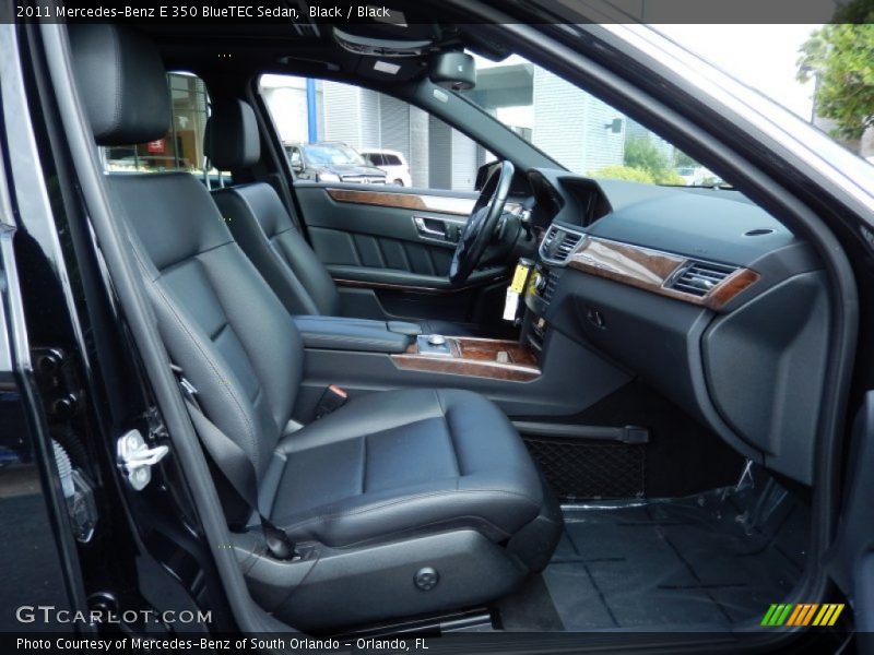 Black / Black 2011 Mercedes-Benz E 350 BlueTEC Sedan