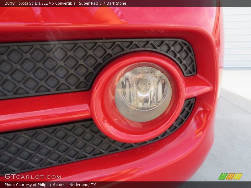 Super Red 5 / Dark Stone 2008 Toyota Solara SLE V6 Convertible