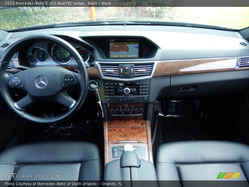 Black / Black 2011 Mercedes-Benz E 350 BlueTEC Sedan