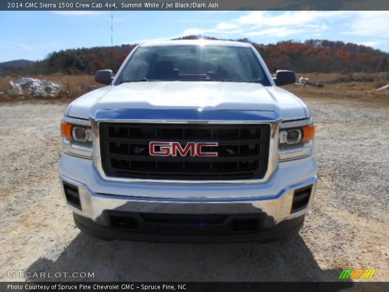 Summit White / Jet Black/Dark Ash 2014 GMC Sierra 1500 Crew Cab 4x4