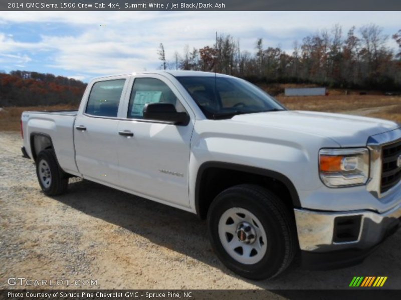 Summit White / Jet Black/Dark Ash 2014 GMC Sierra 1500 Crew Cab 4x4