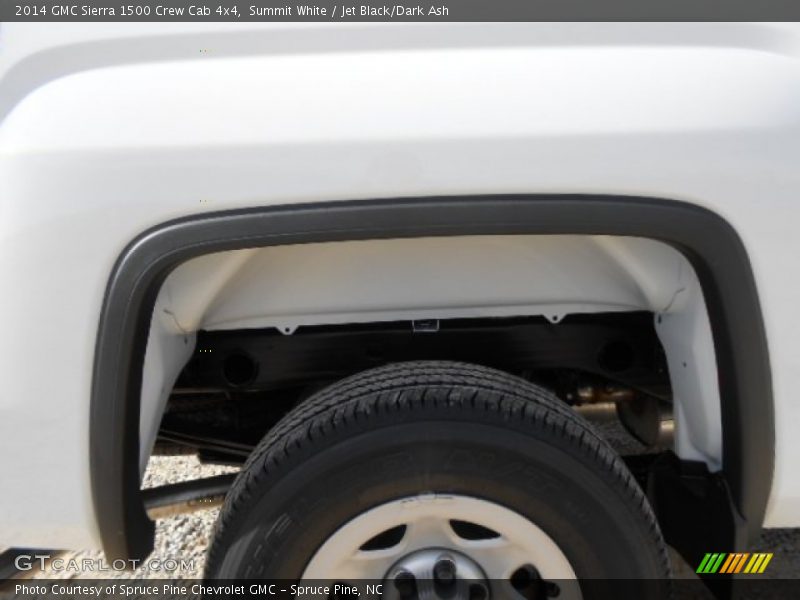Summit White / Jet Black/Dark Ash 2014 GMC Sierra 1500 Crew Cab 4x4