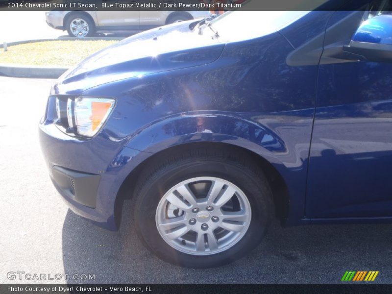 Blue Topaz Metallic / Dark Pewter/Dark Titanium 2014 Chevrolet Sonic LT Sedan