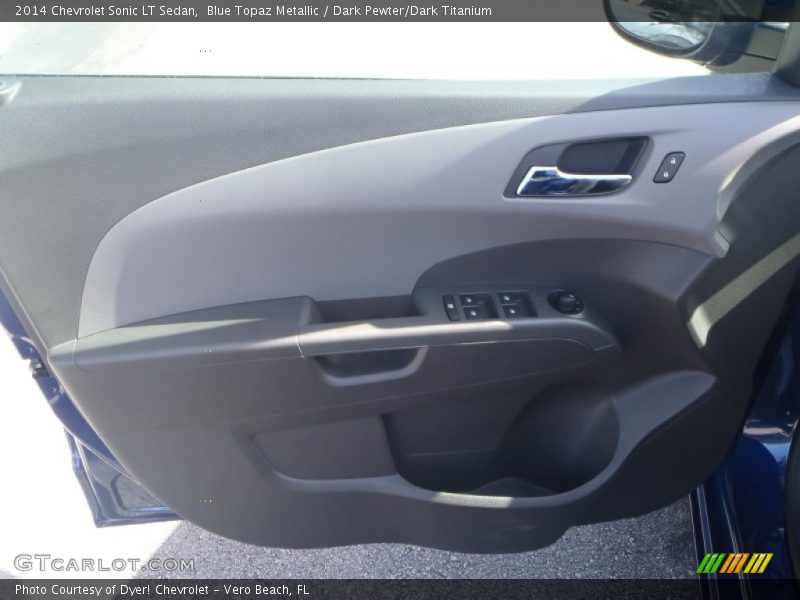 Blue Topaz Metallic / Dark Pewter/Dark Titanium 2014 Chevrolet Sonic LT Sedan