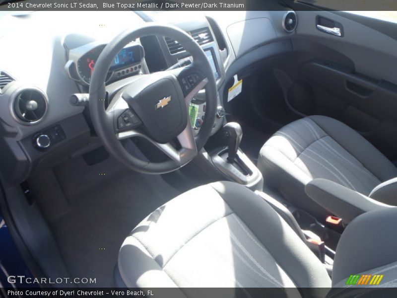 Blue Topaz Metallic / Dark Pewter/Dark Titanium 2014 Chevrolet Sonic LT Sedan
