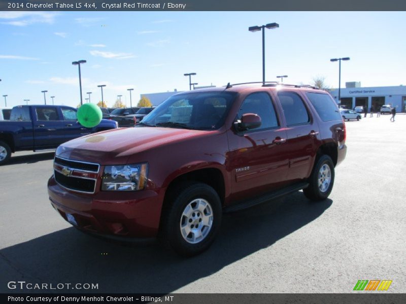 Crystal Red Tintcoat / Ebony 2014 Chevrolet Tahoe LS 4x4