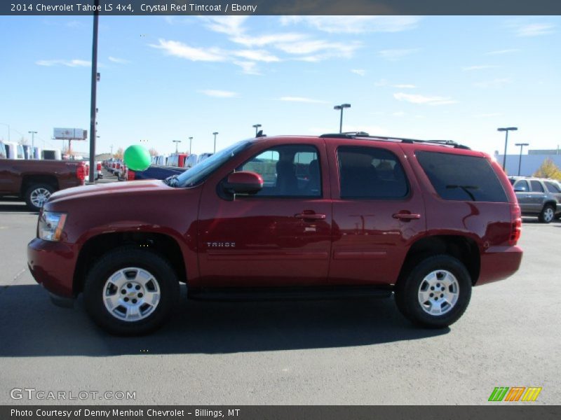 Crystal Red Tintcoat / Ebony 2014 Chevrolet Tahoe LS 4x4